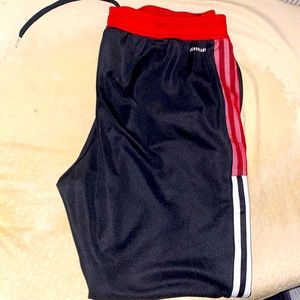 Now these are amazing fit track pants by adidas size XL